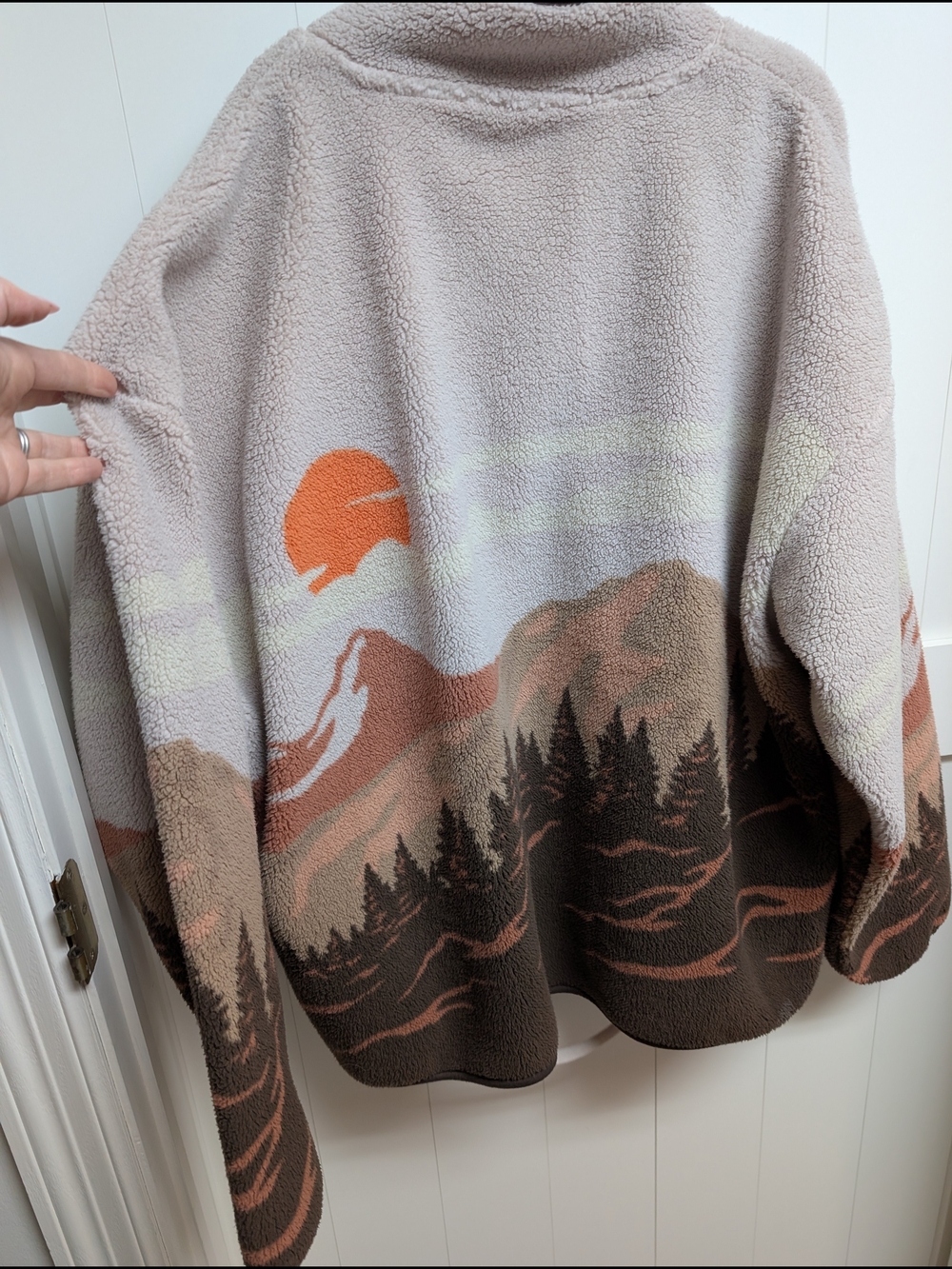 Yellowstone Mountain Fleece Pullover - Sunset, XL - Picture 6 of 7